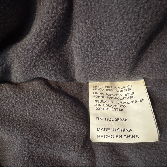 Iceburg Outerwear Girls Multicolor Chevron Pattern Hooded Jacket Size XS 4/5 - Picture 6 of 10